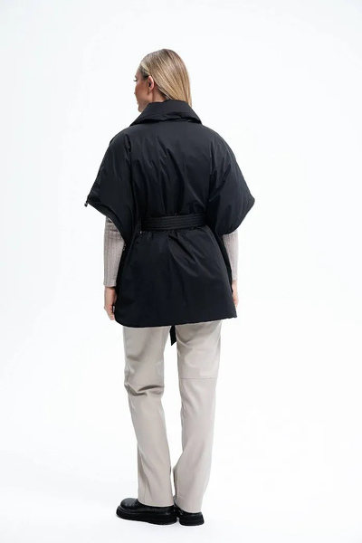 Жилет TUFFONI 7725106 ЧЕРНЫЙ/OVERSIZE